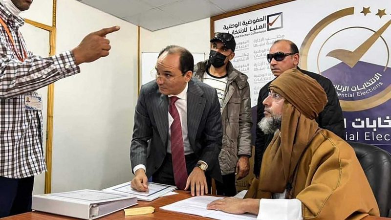 Excluding Saif al-Islam Gaddafi from the Libyan presidential elections