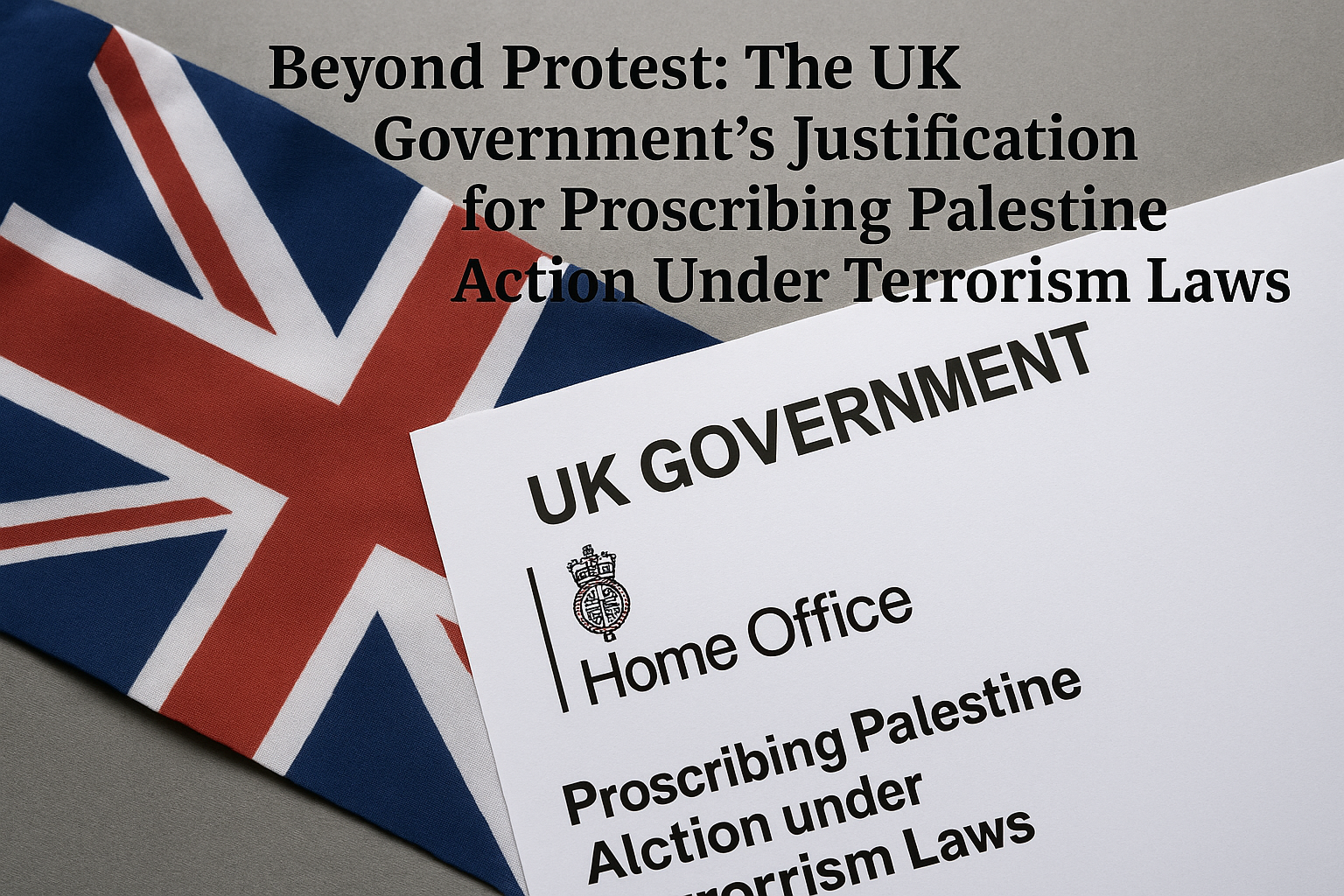 Beyond Protest: The UK Government’s Justification for Proscribing Palestine Action Under Terrorism Laws