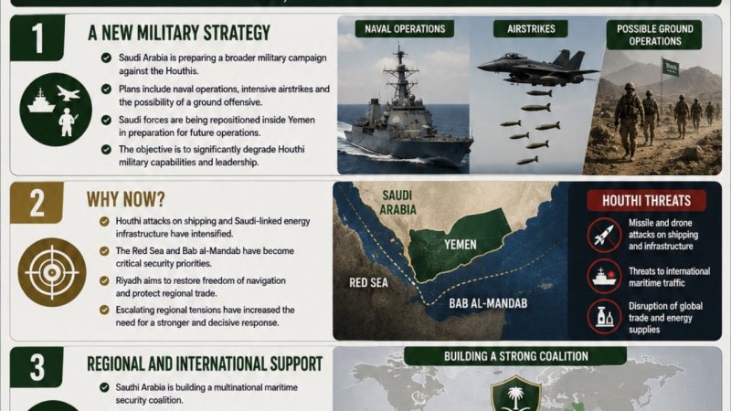 Saudi Arabia Weighs New Military Strategy to Weaken Houthi Capabilities