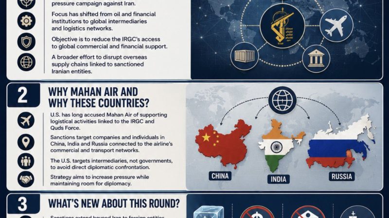 U.S. Expands Sanctions on Global Networks Supporting Iran’s IRGC