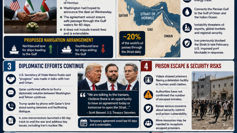 Analysis: Trump Raises Pressure on Iran as Hormuz Talks Reach a Critical Juncture